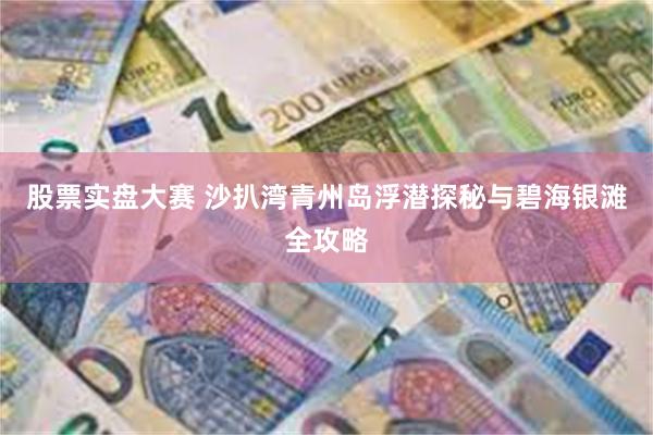 股票实盘大赛 沙扒湾青州岛浮潜探秘与碧海银滩全攻略