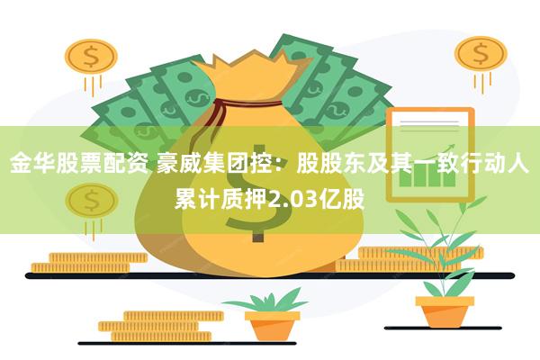 金华股票配资 豪威集团控：股股东及其一致行动人累计质押2.03亿股